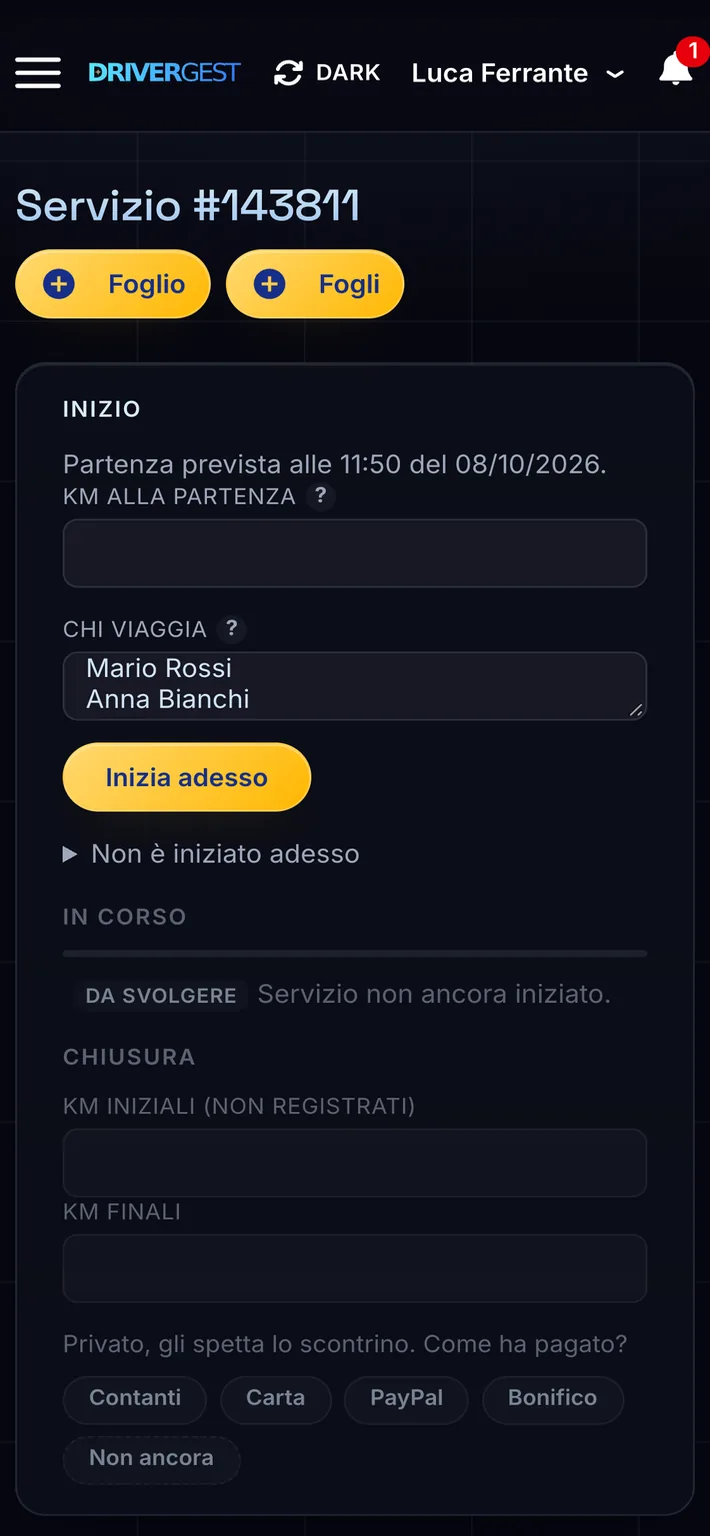 DRIVERGEST, Driver: Chi guida ha tutto sul telefono